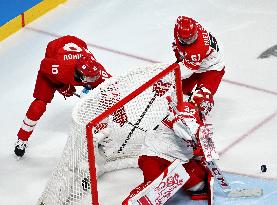 (BEIJING2022)CHINA-BEIJING-OLYMPIC WINTER GAMES-ICE HOCKEY-MEN'S QUATERFINAL-ROC VS DEN (CN)