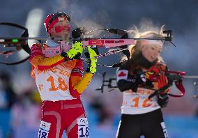 (BEIJING2022)CHINA-ZHANGJIAKOU-OLYMPIC WINTER GAMES-BIATHLON-WOMEN'S 4x6KM RELAY (CN)