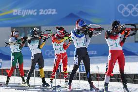 (BEIJING2022)CHINA-ZHANGJIAKOU-OLYMPIC WINTER GAMES-BIATHLON-WOMEN'S 4x6KM RELAY (CN)