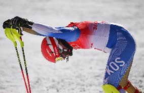(BEIJING2022)CHINA-BEIJING-OLYMPIC WINTER GAMES-ALPINE SKIING-MEN'S SLALOM (CN)