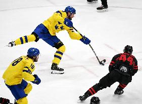 (BEIJING2022)CHINA-BEIJING-OLYMPIC WINTER GAMES-ICE HOCKEY-MEN'S QUATERFINAL-SWE VS CAN (CN)