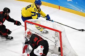 (BEIJING2022)CHINA-BEIJING-OLYMPIC WINTER GAMES-ICE HOCKEY-MEN'S QUATERFINAL-SWE VS CAN (CN)