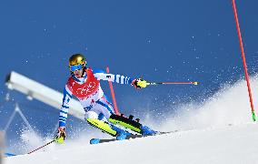 (BEIJING2022)CHINA-BEIJING-OLYMPIC WINTER GAMES-ALPINE SKIING-MEN'S SLALOM (CN)