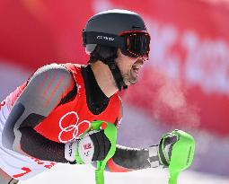 (BEIJING2022)CHINA-BEIJING-OLYMPIC WINTER GAMES-ALPINE SKIING-MEN'S SLALOM (CN)