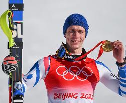 (BEIJING2022)CHINA-BEIJING-OLYMPIC WINTER GAMES-ALPINE SKIING-MEN'S SLALOM (CN)