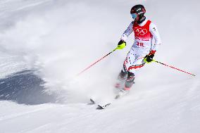 (BEIJING2022)CHINA-BEIJING-OLYMPIC WINTER GAMES-ALPINE SKIING-MEN'S SLALOM (CN)