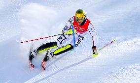 (BEIJING2022)CHINA-BEIJING-OLYMPIC WINTER GAMES-ALPINE SKIING-MEN'S SLALOM (CN)