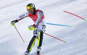 (BEIJING2022)CHINA-BEIJING-OLYMPIC WINTER GAMES-ALPINE SKIING-MEN'S SLALOM (CN)