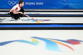 (BEIJING2022)CHINA-BEIJING-OLYMPIC WINTER GAMES-CURLING-MEN'S ROUND ROBIN SESSION-ITA VS DEN (CN)