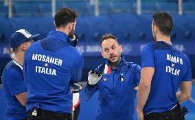 (BEIJING2022)CHINA-BEIJING-OLYMPIC WINTER GAMES-CURLING-MEN'S ROUND ROBIN SESSION-ITA VS DEN (CN)