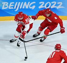 (BEIJING2022)CHINA-BEIJING-OLYMPIC WINTER GAMES-ICE HOCKEY-MEN'S QUATERFINAL-ROC VS DEN (CN)