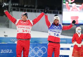 (BEIJING2022)CHINA-ZHANGJIAKOU-OLYMPIC WINTER GAMES-CROSS-COUNTRY SKIING-MEN'S TEAM SPRINT CLASSIC-FINAL (CN)