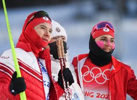 (BEIJING2022)CHINA-ZHANGJIAKOU-OLYMPIC WINTER GAMES-CROSS-COUNTRY SKIING-WOMEN'S TEAM SPRINT CLASSIC- FINAL (CN)