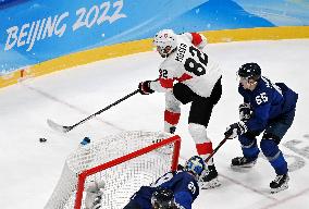 (BEIJING2022)CHINA-BEIJING-OLYMPIC WINTER GAMES-ICE HOCKEY-MEN'S QUATERFINAL-FIN VS SUI (CN)