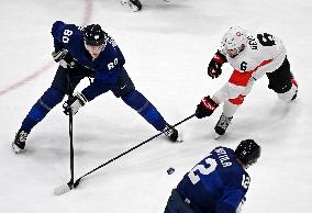 (BEIJING2022)CHINA-BEIJING-OLYMPIC WINTER GAMES-ICE HOCKEY-MEN'S QUATERFINAL-FIN VS SUI (CN)