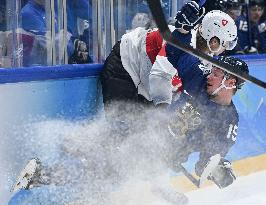 (BEIJING2022)CHINA-BEIJING-OLYMPIC WINTER GAMES-ICE HOCKEY-MEN'S QUATERFINAL-FIN VS SUI (CN)