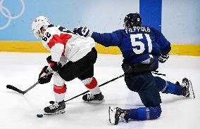 (BEIJING2022)CHINA-BEIJING-OLYMPIC WINTER GAMES-ICE HOCKEY-MEN'S QUATERFINAL-FIN VS SUI (CN)