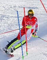 (BEIJING2022)CHINA-BEIJING-OLYMPIC WINTER GAMES-ALPINE SKIING-MEN'S SLALOM (CN)