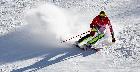 (BEIJING2022)CHINA-BEIJING-OLYMPIC WINTER GAMES-ALPINE SKIING-MEN'S SLALOM (CN)