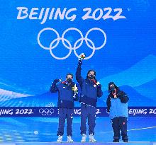 (BEIJING2022)CHINA-ZHANGJIAKOU-OLYMPIC WINTER GAMES-AWARDING CEREMONY-FREESTYLE SKIING (CN)