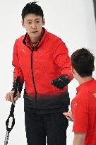 (BEIJING2022)CHINA-BEIJING-OLYMPIC WINTER GAMES-CURLING-MEN'S ROUND ROBIN SESSION-CHN VS SUI (CN)