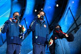 (BEIJING2022)CHINA-ZHANGJIAKOU-OLYMPIC WINTER GAMES-AWARDING CEREMONY-FREESTYLE SKIING (CN)