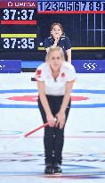 (BEIJING2022)CHINA-BEIJING-OLYMPIC WINTER GAMES-CURLING-WOMEN'S ROUND ROBIN SESSION-KOR VS DEN (CN)