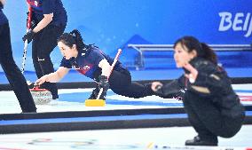 (BEIJING2022)CHINA-BEIJING-OLYMPIC WINTER GAMES-CURLING-WOMEN'S ROUND ROBIN SESSION-KOR VS DEN (CN)