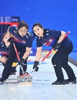 (BEIJING2022)CHINA-BEIJING-OLYMPIC WINTER GAMES-CURLING-WOMEN'S ROUND ROBIN SESSION-KOR VS DEN (CN)