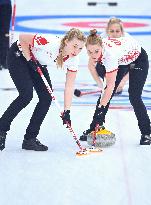 (BEIJING2022)CHINA-BEIJING-OLYMPIC WINTER GAMES-CURLING-WOMEN'S ROUND ROBIN SESSION-KOR VS DEN (CN)