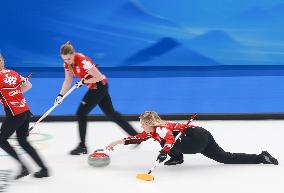 (BEIJING2022)CHINA-BEIJING-WINTER OLYMPIC GAMES-CURLING-WOMEN'S ROUND ROBIN-CAN vs CHN (CN)