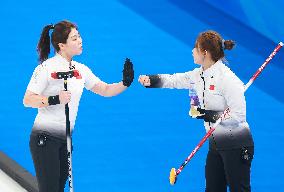 (BEIJING2022)CHINA-BEIJING-WINTER OLYMPIC GAMES-CURLING-WOMEN'S ROUND ROBIN-CAN vs CHN (CN)