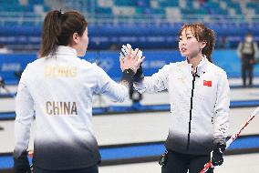 (BEIJING2022)CHINA-BEIJING-WINTER OLYMPIC GAMES-CURLING-WOMEN'S ROUND ROBIN-CAN vs CHN (CN)