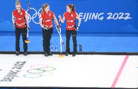 (BEIJING2022)CHINA-BEIJING-WINTER OLYMPIC GAMES-CURLING-WOMEN'S ROUND ROBIN-CAN vs CHN (CN)