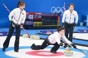 (BEIJING2022)CHINA-BEIJING-WINTER OLYMPIC GAMES-CURLING-WOMEN'S ROUND ROBIN-CAN vs CHN (CN)