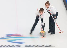 (BEIJING2022)CHINA-BEIJING-WINTER OLYMPIC GAMES-CURLING-WOMEN'S ROUND ROBIN-CAN vs CHN (CN)