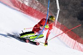 (BEIJING2022)CHINA-BEIJING-OLYMPIC WINTER GAMES-ALPINE SKIING-MEN'S SLALOM (CN)