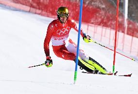 (BEIJING2022)CHINA-BEIJING-OLYMPIC WINTER GAMES-ALPINE SKIING-MEN'S SLALOM (CN)