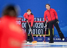 (BEIJING2022)CHINA-BEIJING-OLYMPIC WINTER GAMES-CURLING-WOMEN'S ROUND ROBIN SESSION-CHN VS GBR (CN)