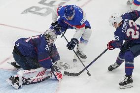 (BEIJING2022)CHINA-BEIJING-OLYMPIC WINTER GAMES-ICE HOCKEY-MEN'S QUATERFINAL-USA VS SVK (CN)