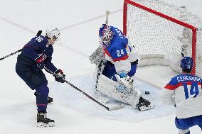 (XHTP)(BEIJING2022)CHINA-BEIJING-OLYMPIC WINTER GAMES-ICE HOCKEY-MEN'S QUATERFINAL-USA VS SVK (CN)