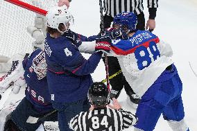 (XHTP)(BEIJING2022)CHINA-BEIJING-OLYMPIC WINTER GAMES-ICE HOCKEY-MEN'S QUATERFINAL-USA VS SVK (CN)