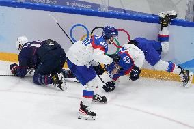 (BEIJING2022)CHINA-BEIJING-OLYMPIC WINTER GAMES-ICE HOCKEY-MEN'S QUATERFINAL-USA VS SVK (CN)