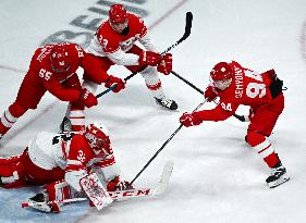 (XHTP)(BEIJING2022)CHINA-BEIJING-OLYMPIC WINTER GAMES-ICE HOCKEY-MEN'S QUATERFINAL-ROC VS DEN (CN)