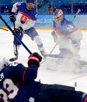 (BEIJING2022)CHINA-BEIJING-OLYMPIC WINTER GAMES-ICE HOCKEY-MEN'S QUATERFINAL-USA VS SVK (CN)