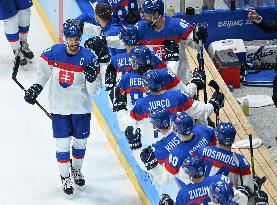 (BEIJING2022)CHINA-BEIJING-OLYMPIC WINTER GAMES-ICE HOCKEY-MEN'S QUATERFINAL-USA VS SVK (CN)