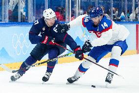 (BEIJING2022)CHINA-BEIJING-OLYMPIC WINTER GAMES-ICE HOCKEY-MEN'S QUARTERFINAL-USA VS SVK (CN)