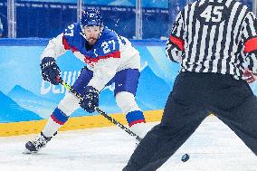 (BEIJING2022)CHINA-BEIJING-OLYMPIC WINTER GAMES-ICE HOCKEY-MEN'S QUARTERFINAL-USA VS SVK (CN)