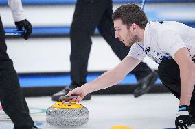 (BEIJING2022)CHINA-BEIJING-OLYMPIC WINTER GAMES-CURLING-MEN'S ROUND ROBIN SESSION-GBR VS ROC (CN)