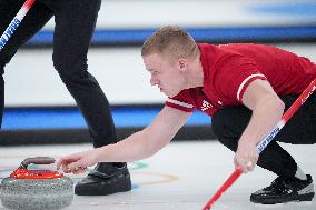 (BEIJING2022)CHINA-BEIJING-OLYMPIC WINTER GAMES-CURLING-MEN'S ROUND ROBIN SESSION-GBR VS ROC (CN)